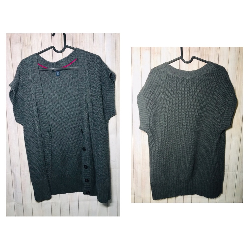 Tommy Hilfiger Gray Cardigan XL